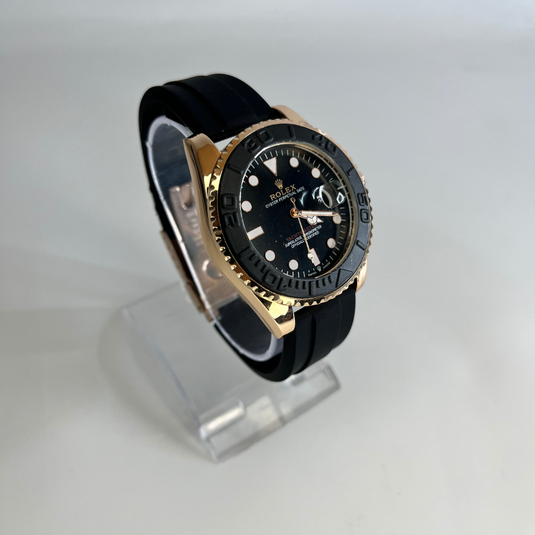 Yatchmaster Rose gold with black